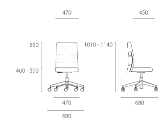 lento-agilis-matrix-mt61-ergonomischer-drehstuhl-mittelhoch-mit-aufsatz